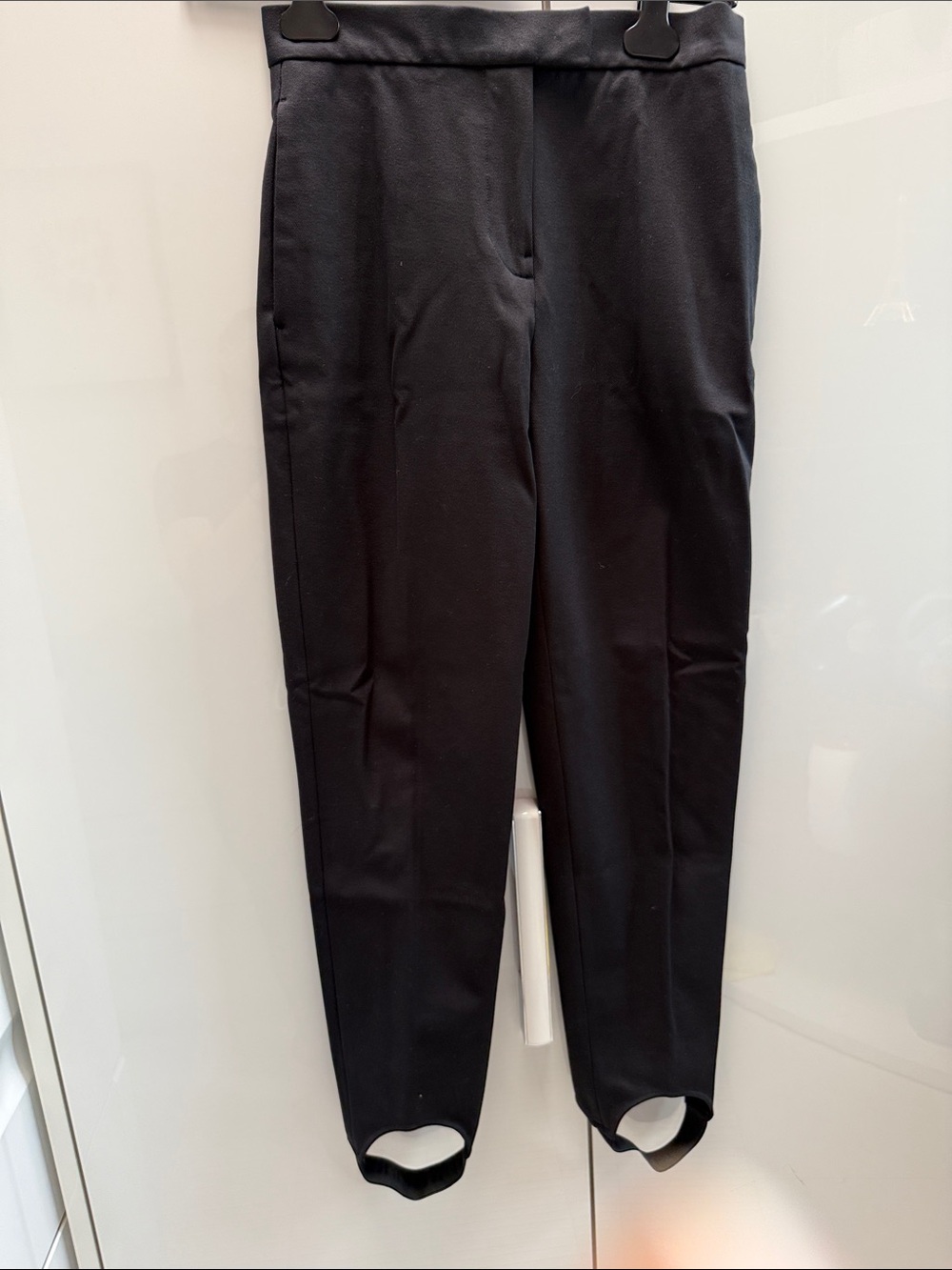 Burberry Black Slim Tapered Dress Pants